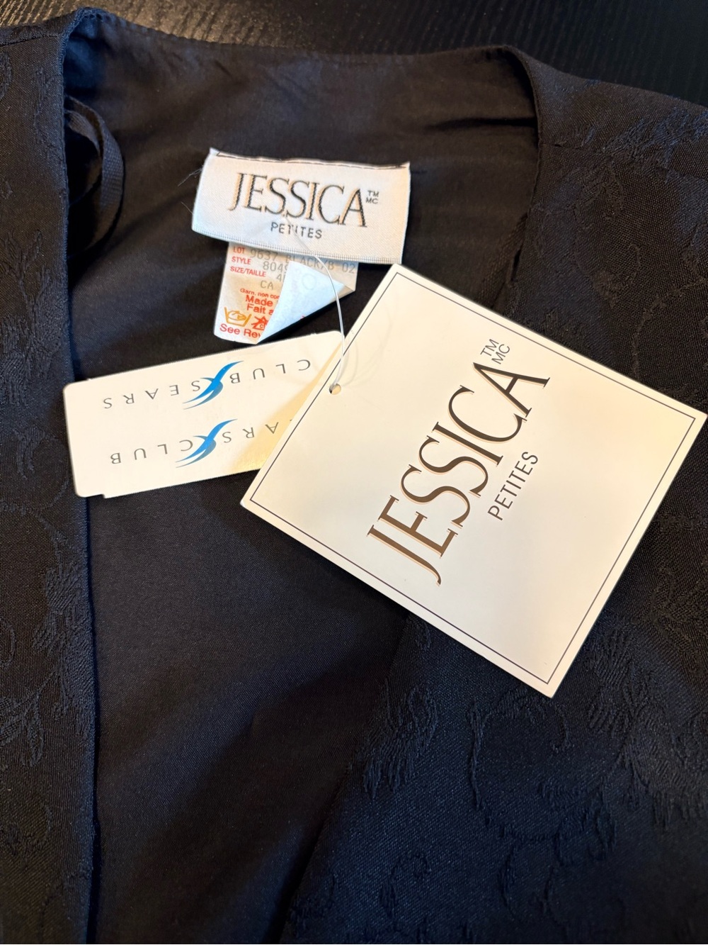 Jessica Petite Dress with Matching Jacket Set - Size 4 - Picture 9 of 11